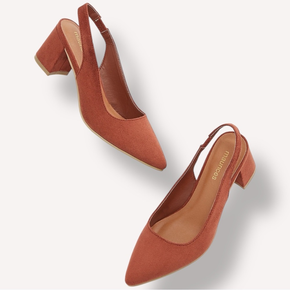 Maurices Lily Slingback Block Heel Size 9.5